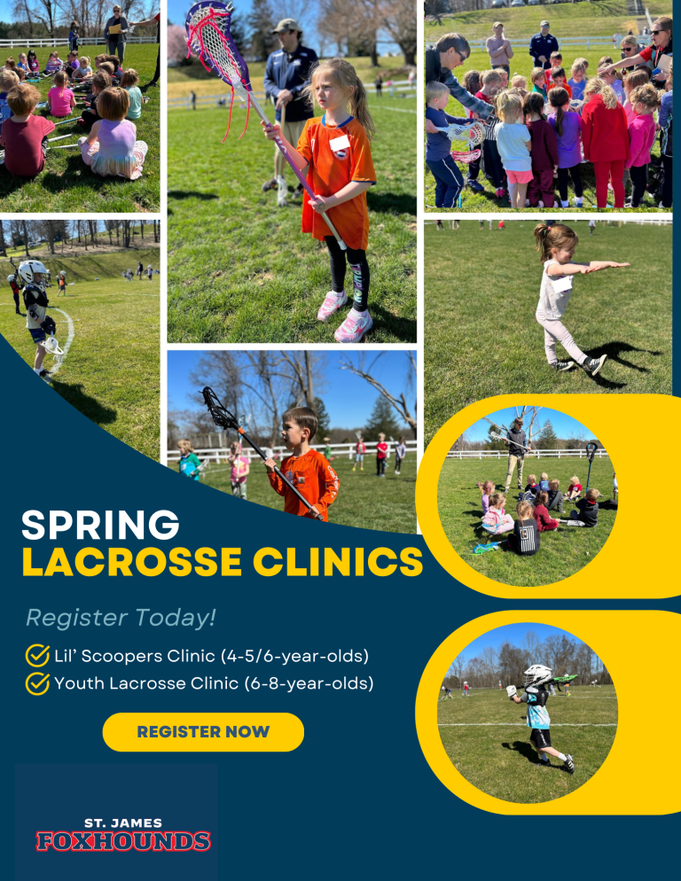 SJA Spring Lacrosse Clinics Start March 24! St. James Academy
